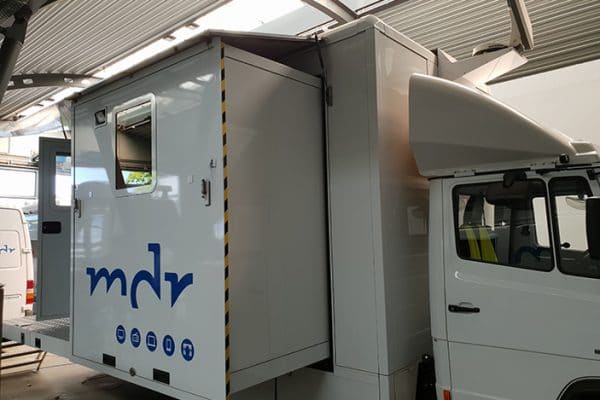 MDR-Übertragungswagen für Außensendungen