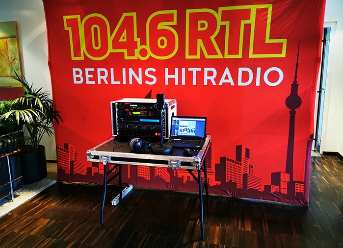 Das mit Peplink ausgestattete mobile Sendestudio von RTL Radio