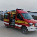 Mit Peplink ausgestattetes Einsatzfahrzeug der Feuerwehr Wangen
