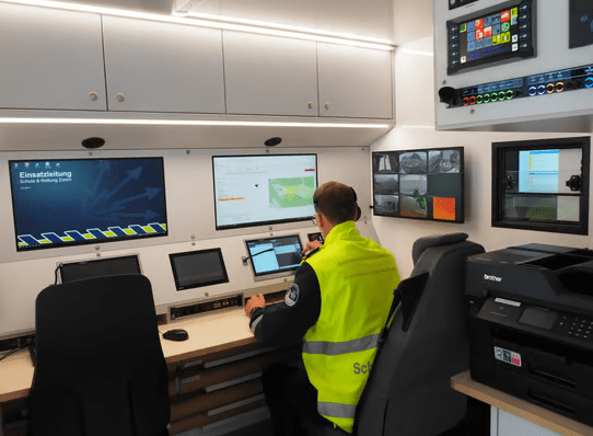 Mobile Einsatzzentrale Schutz und Rettung Zürich