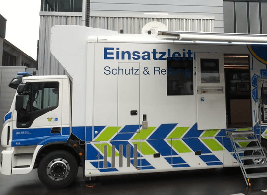 Mobile Einsatzzentrale Schutz und Rettung Zürich